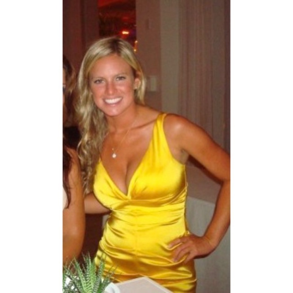 Yellow Cache Cocktail Dress